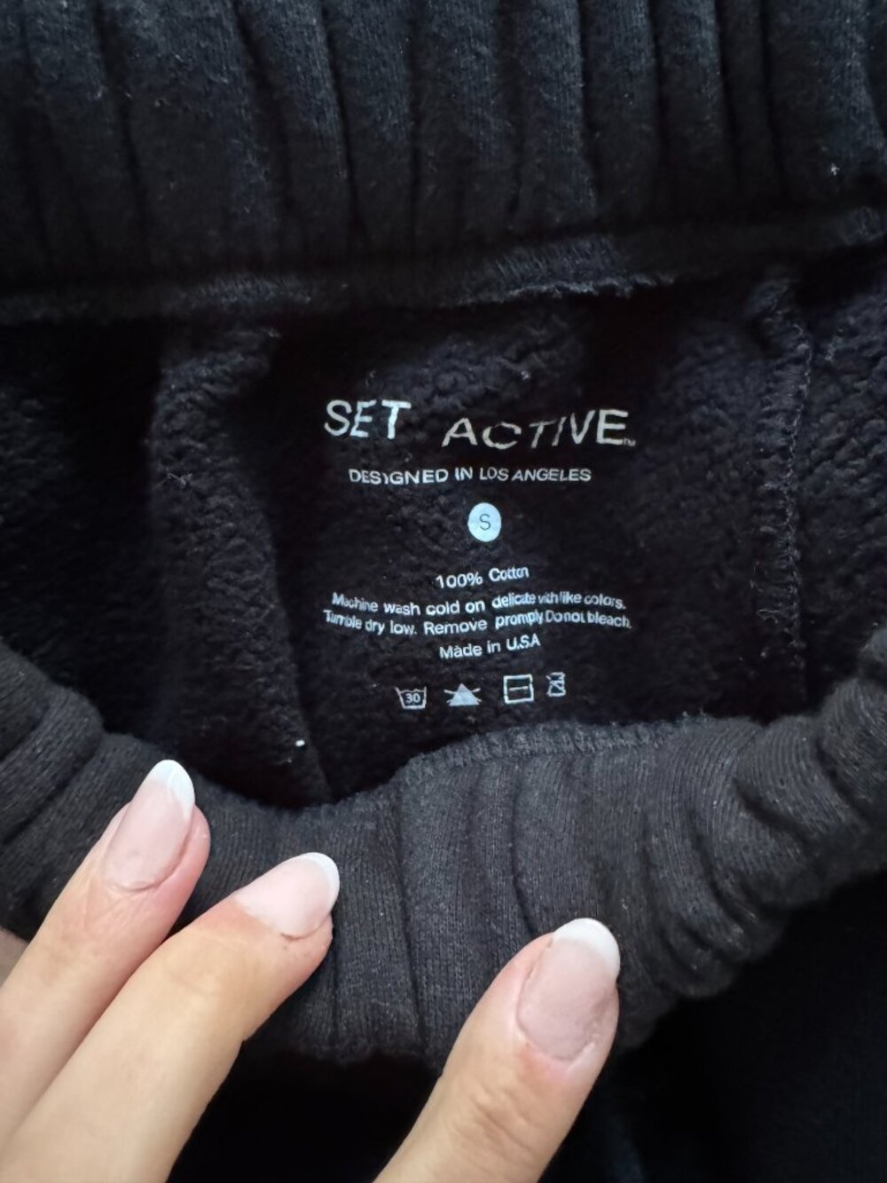 SET Active Jogger Sweatpants in Onyx Size Small - Picture 4 of 4